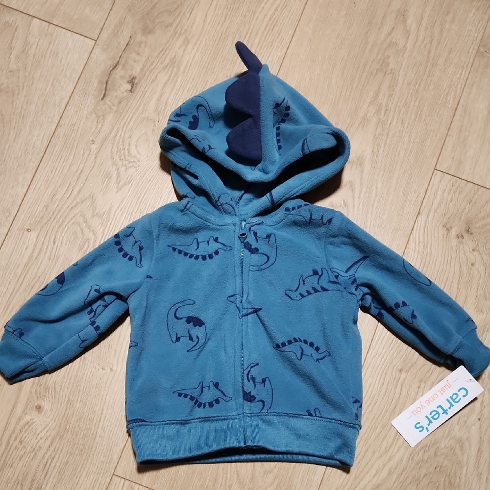 Carter's Blue Dinosaur Hoodie for Kids